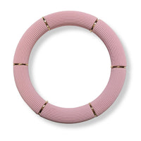 Bracelet Cannelé monocolore, Marshmallow
