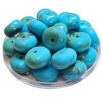 37- Mentoss, Turquoise marbré