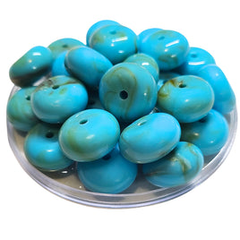 37- Mentoss, Turquoise marbré