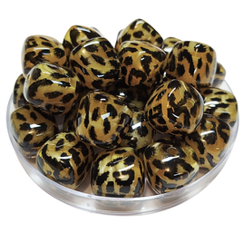 86- Ice Cube Glaçon, Léopard Moutarde