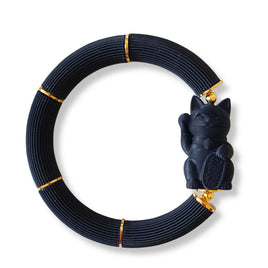 Bracelet Chat chanceux Neko, Bleu Marine