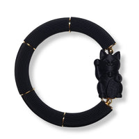 Bracelet Chat chanceux Neko, Noir
