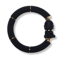 Bracelet Bouddha, Noir