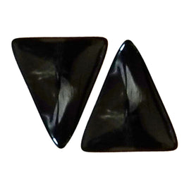 11- Khéops triangle à 2 trous, Noir marbré