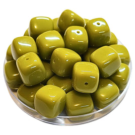 72- Ice Cube Glaçon, Vert Olive