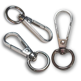 Mousqueton de porte-clés, Argent