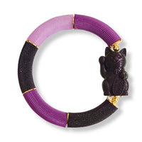 Bracelet Chat chanceux Neko, Purple