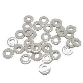 8MM - Rondelles blanches, en acrylique Réf AP36