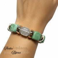 Kit bracelet  - Collection Cubik - Menthe fraîche