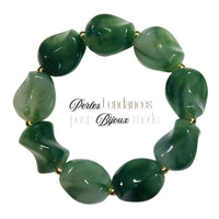 5- Galet Twisty, Aventurine marbré