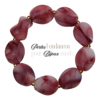 4- Galet Twisty, Raisin marbré