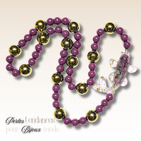 61- Boules en verre 10mm, Gris foncé