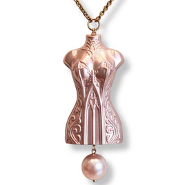 Collier Fashion Doll, Taupe Rosé
