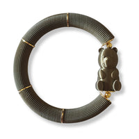 Bracelet ourson Teddy, Vert Bronze
