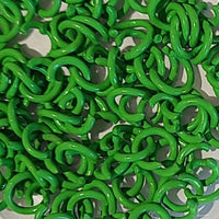 6MM -Anneaux en aluminium, Vert Réf AP26 x 30pcs