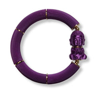 Bracelet Bouddha, Violet